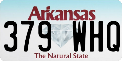 AR license plate 379WHQ
