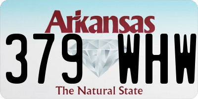 AR license plate 379WHW