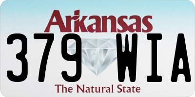 AR license plate 379WIA
