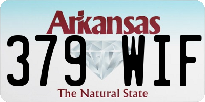 AR license plate 379WIF