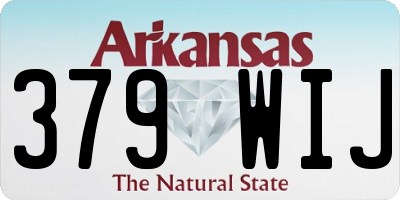 AR license plate 379WIJ