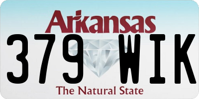 AR license plate 379WIK