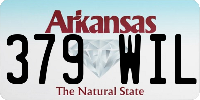 AR license plate 379WIL