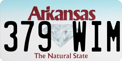AR license plate 379WIM