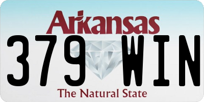 AR license plate 379WIN