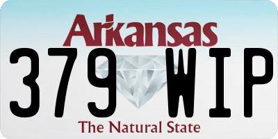 AR license plate 379WIP
