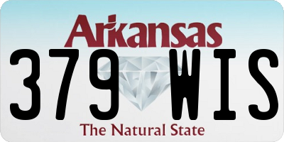 AR license plate 379WIS