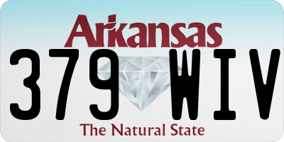 AR license plate 379WIV
