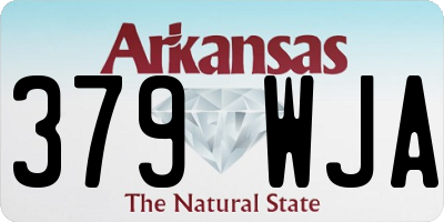 AR license plate 379WJA