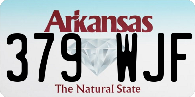 AR license plate 379WJF