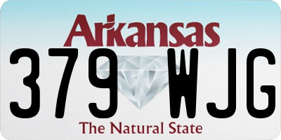 AR license plate 379WJG