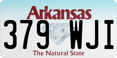 AR license plate 379WJI