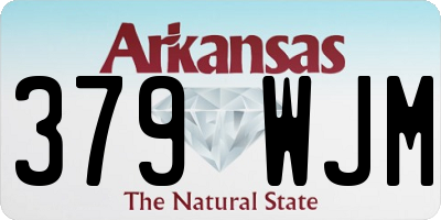AR license plate 379WJM