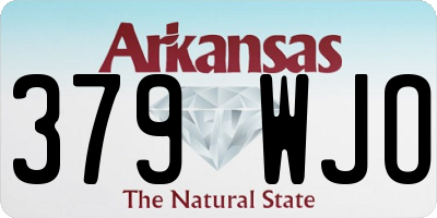 AR license plate 379WJO