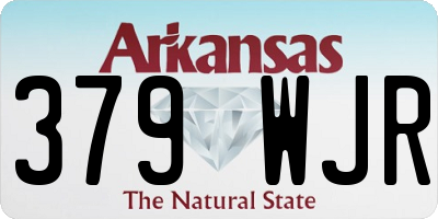 AR license plate 379WJR
