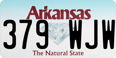 AR license plate 379WJW