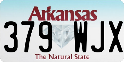 AR license plate 379WJX