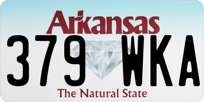 AR license plate 379WKA