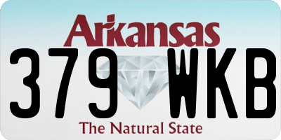 AR license plate 379WKB