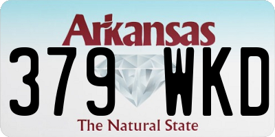 AR license plate 379WKD