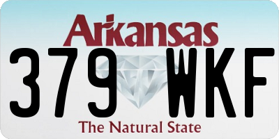 AR license plate 379WKF
