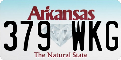 AR license plate 379WKG