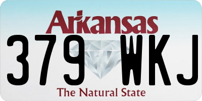 AR license plate 379WKJ