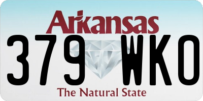 AR license plate 379WKO