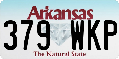 AR license plate 379WKP