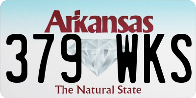 AR license plate 379WKS