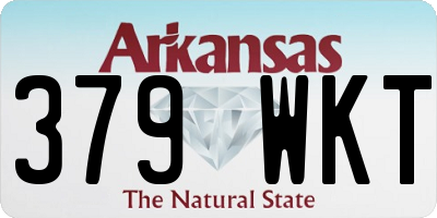 AR license plate 379WKT