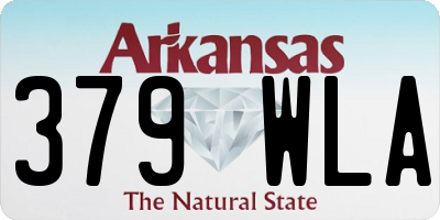AR license plate 379WLA