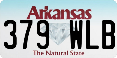 AR license plate 379WLB