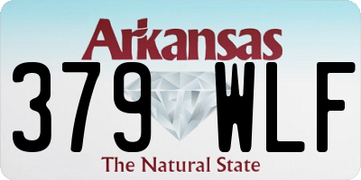 AR license plate 379WLF