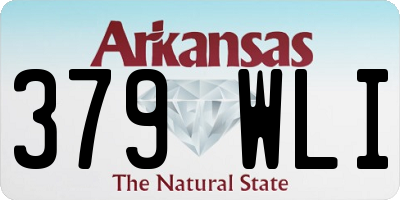 AR license plate 379WLI