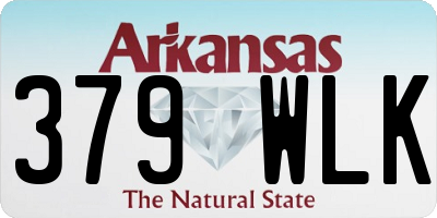 AR license plate 379WLK