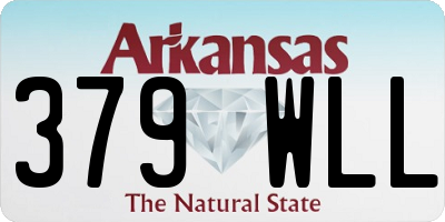 AR license plate 379WLL