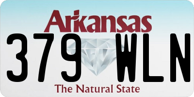 AR license plate 379WLN
