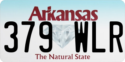 AR license plate 379WLR