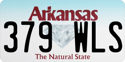 AR license plate 379WLS