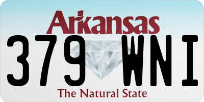 AR license plate 379WNI