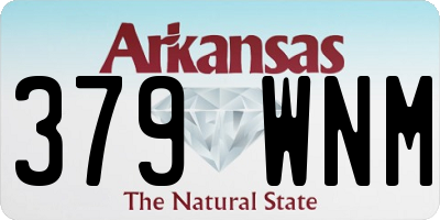 AR license plate 379WNM