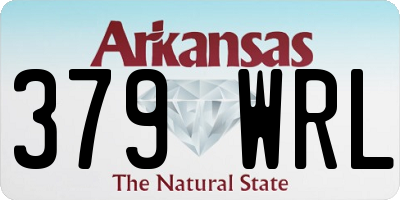 AR license plate 379WRL