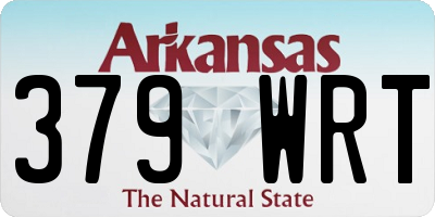AR license plate 379WRT