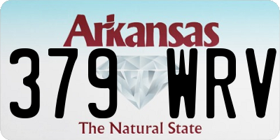AR license plate 379WRV