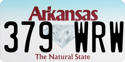 AR license plate 379WRW