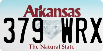 AR license plate 379WRX