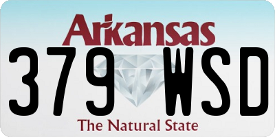 AR license plate 379WSD