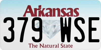 AR license plate 379WSE