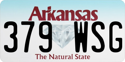 AR license plate 379WSG